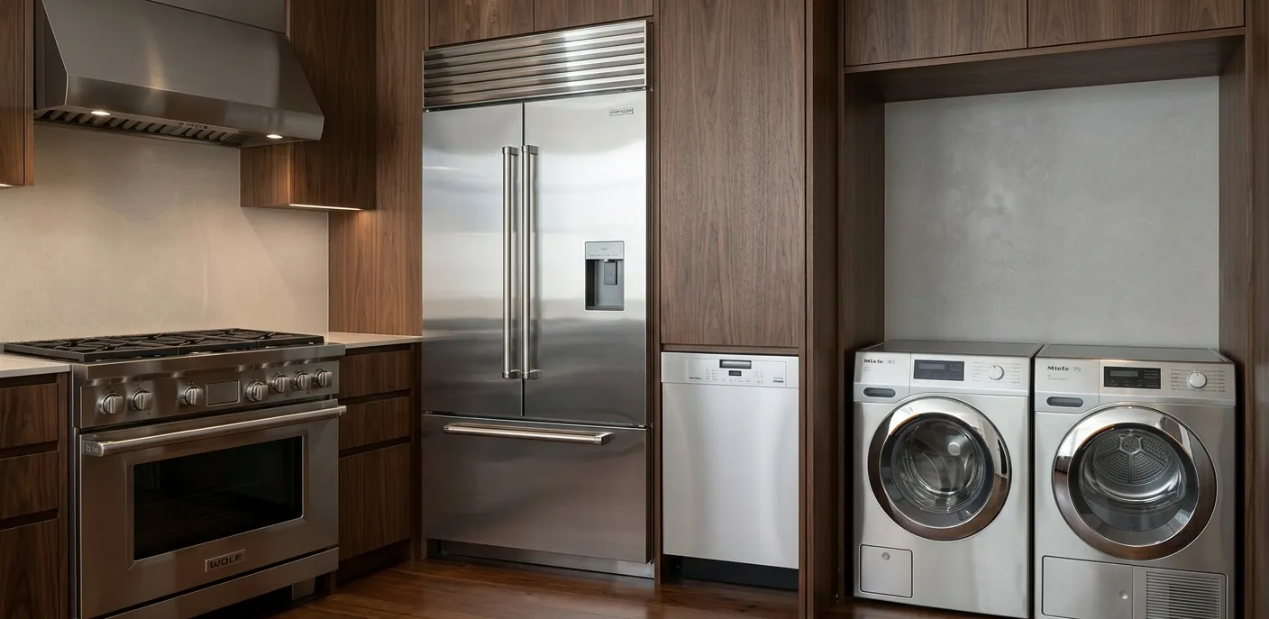 8 électroménagers inclus